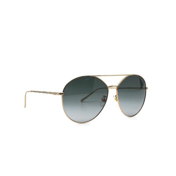 NEW GIVENCHY GV7170/G/S 2F7 Gold Grey Aviator Sunglasses Women AUTHENTIC ITALY